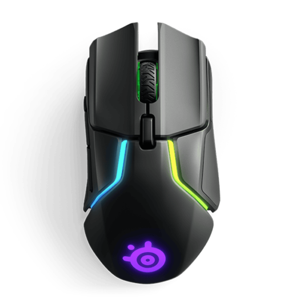 SteelSeries Rival 650 Quantum Wireless Optical Sensor 8 Zone RGB Lighting Gaming Mouse