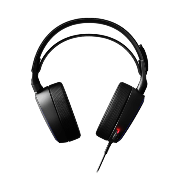 SteelSeries Arctis PRO ChatMix Dial, 40,000Hz Hi-Res, Surround Sound DTS Headphone, RGB Illuminated PC Gaming Headset