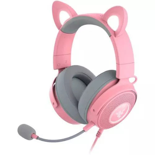 Razer Kraken Kitty V2 PRO Quartz Edition Wired RGB Gaming Headset