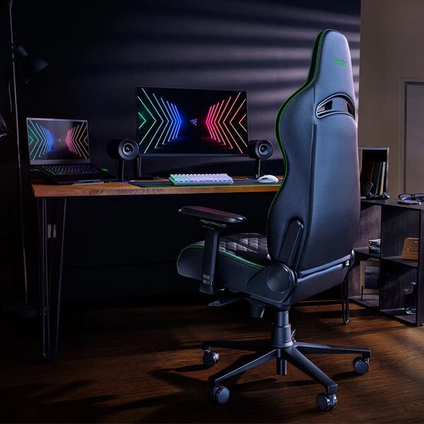 Razer Enki – Gaming Chair for All-Day Gaming Comfort|Black and Green