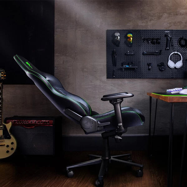Razer Enki – Gaming Chair for All-Day Gaming Comfort|Black and Green