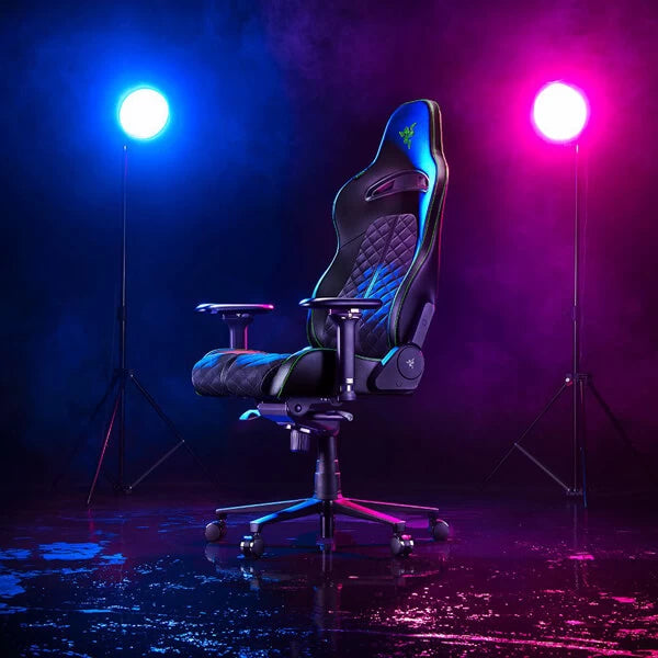Razer Enki – Gaming Chair for All-Day Gaming Comfort|Black and Green