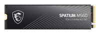 MSI SPATIUM M560 2TB PCIe 5.0 NVMe M.2 SSD – Up to 10,300MB/s High Performance Storage