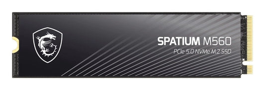 MSI SPATIUM M560 2TB PCIe 5.0 NVMe M.2 SSD – Up to 10,300MB/s High Performance Storage