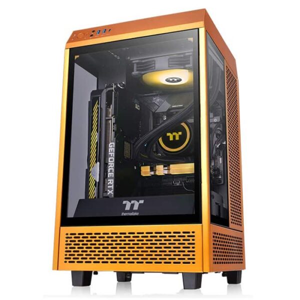 Thermaltake Tower 100 Metallic Gold Mini case, Gold