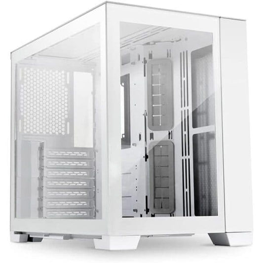 Lian Li PC-011 Dynamic MINI tempered glass Gaming Case, Snow White