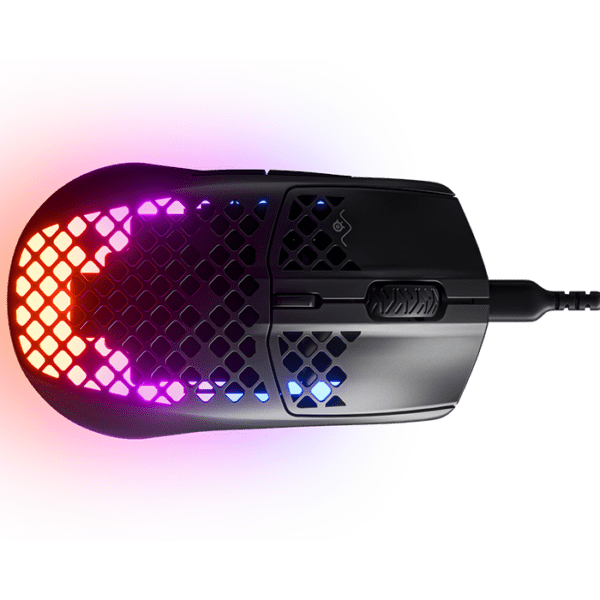 SteelSeries AEROX 3 Wired Ultra Lightweight Super-Fast Mouse with AquaBarrier onyx, Black