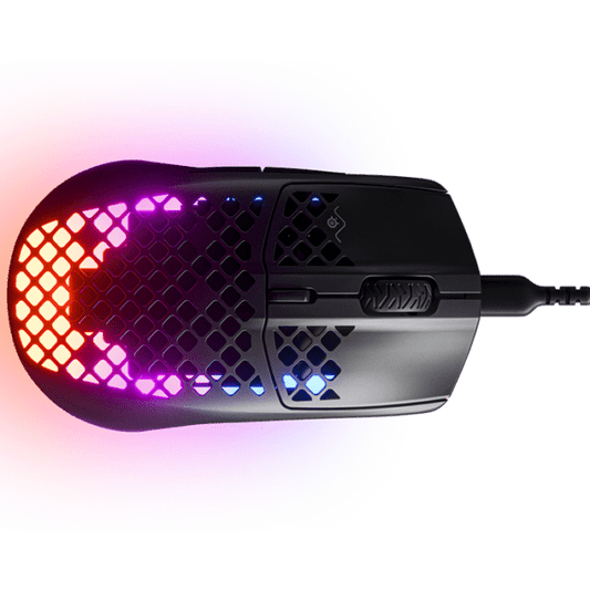 SteelSeries AEROX 3 Wired Ultra Lightweight Super-Fast Mouse with AquaBarrier onyx, Black