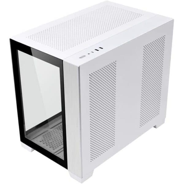 Lian Li PC-011 Dynamic MINI tempered glass Gaming Case, White
