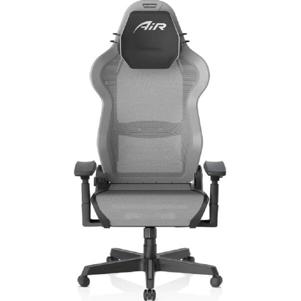DXRacer Air Series Mesh Gaming Chair, 3D Armrests, Conventional Tilt, 4 Gas Lift Class, 2'' Casters, Recommended Weight 90kg, Black / Gray