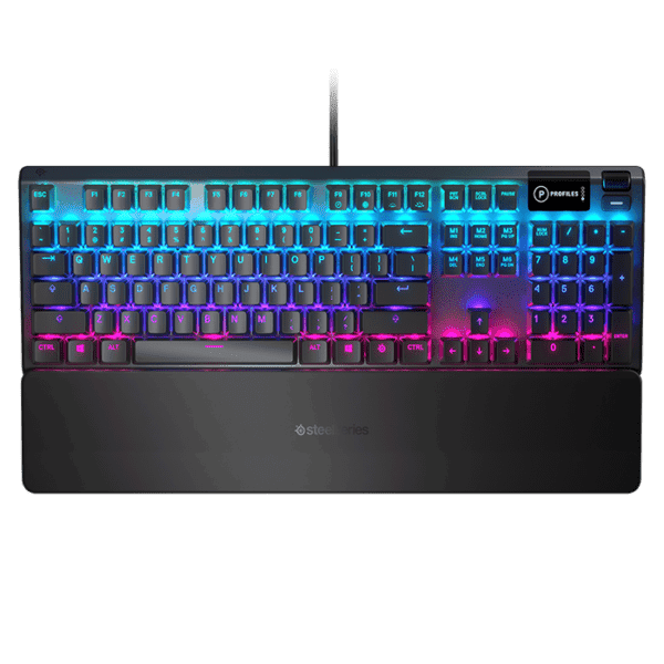 SteelSeries Apex 5 Hybrid Mechanical Gaming Keyboard with OLED Smart Display