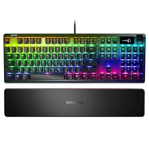 SteelSeries Apex Pro Mechanical Keyboard, OLED Smart Display