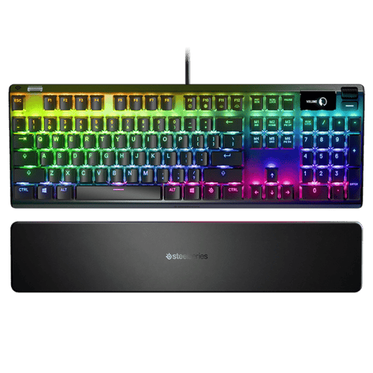 SteelSeries Apex Pro Mechanical Keyboard, OLED Smart Display