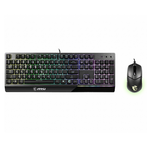 MSI Vigor GK30 Combo RGB Gaming Keyboard and Mouse, AR