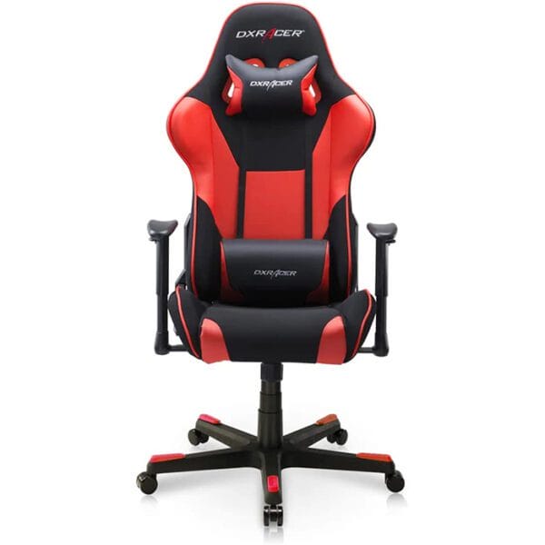 DXRacer Formula Series Conventional Mesh and PVC Leather FD101 – Gaming Chair, Black and Red