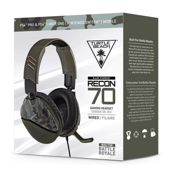 Turtle Beach Ear Force Recon 70 Multiplatform Gaming Headset – Green Camo
