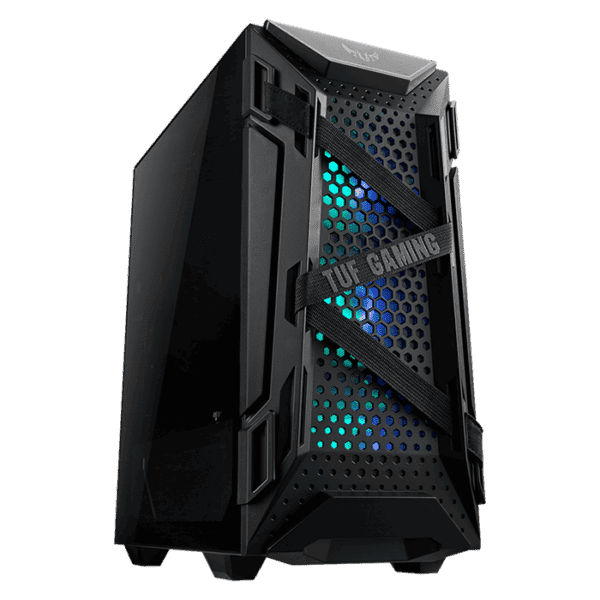 ASUS TUF Gaming GT301 ATX mid-tower compact case, Black