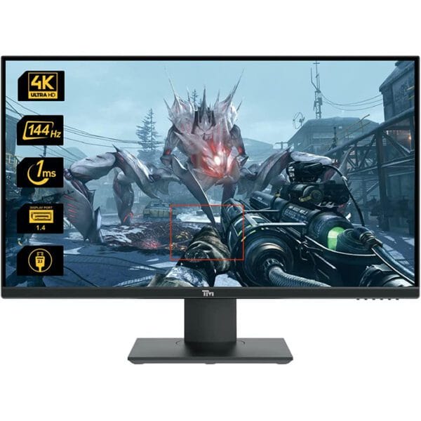 Twisted Minds 28" Uhd 144Hz Gaming Monitor-Fast Response Time 0.9Ms LED - 3840 x 2160 Resolution Freesync And G-Sync Supported Monitor, Black