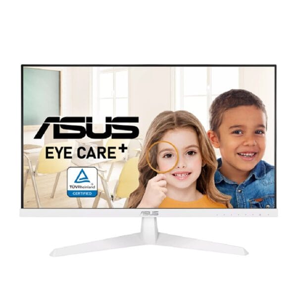 ASUS VY249HE Eye Care Monitor – 24 inch (23.8 inch viewable) FHD (1920 x 1080), IPS, 75Hz, IPS, 1ms (MPRT), FreeSync™, Eye Care Plus technology, Color Augmentation, Rest Reminder, Blue Light Filter, Flicker Free, antibacterial treatment