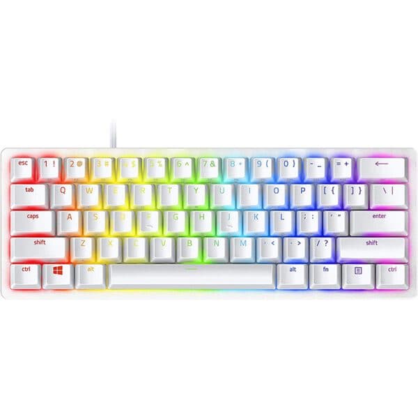 Razer Huntsman Mini - Linear Optical Switch - US - Mercury 60% Gaming Keyboard with Razer™ Optical Switch
