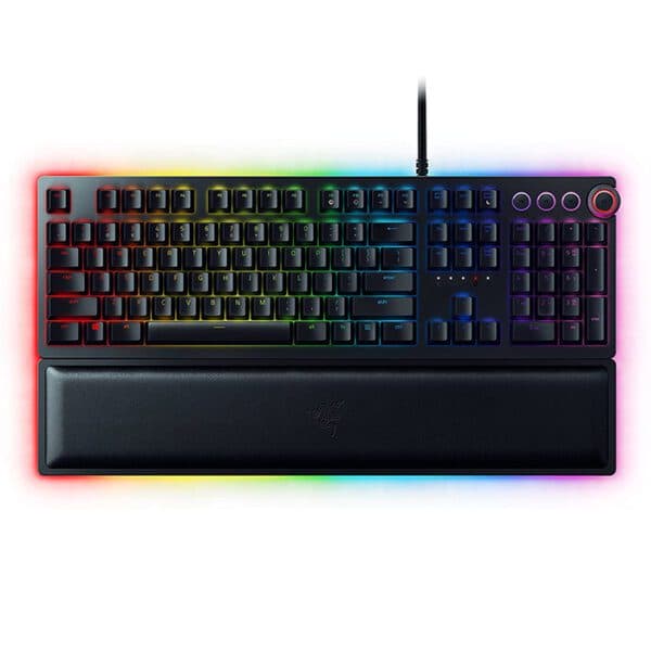 Razer Huntsman Elite – Clicky Optical Switch (Purple) – US Gaming Keyboard with Razer™ Optical Switches