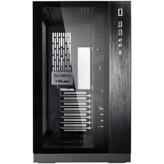 Lian Li PC-O11 Dynamic Tempered Glass on The Front Chassis Body, SECC ATX Mid Tower Gaming Computer Case, Black