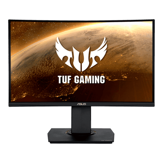 ASUS ASUS TUF Gaming VG24VQ Curved Gaming Monitor – 23.6 inch Full HD (1920 x 1080), 144Hz, Extreme Low Motion Blur™, FreeSync™, 1ms (MPRT), Shadow Boost