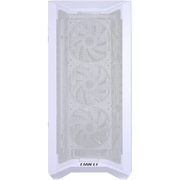 Lian Li LANCOOL II MESH RGB , ATX Glass Case, 3x included 1 20mm 3 PIN 1300 RPM ARGB fans, Snow white