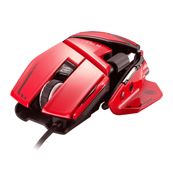 MAD CATZ R.A.T. 8+ ADV Highly Customizable Optical Gaming Mouse,Red