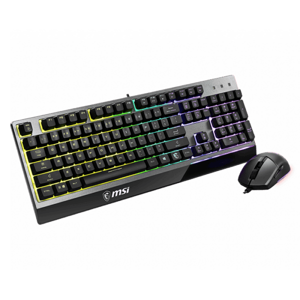 MSI Vigor GK30 Combo RGB Gaming Keyboard and Mouse, AR