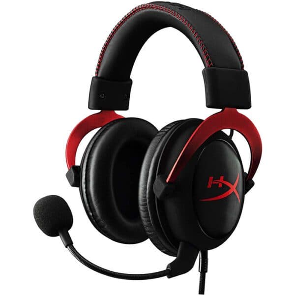 HyperX Cloud II Wired – PS4,PC,XBOX ONE,MOBILE -Gaming Headset (Black-Red)