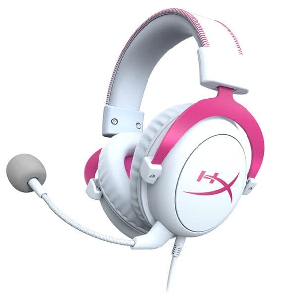HyperX Cloud II Pink Gaming Headset for PC,PS4,PS5