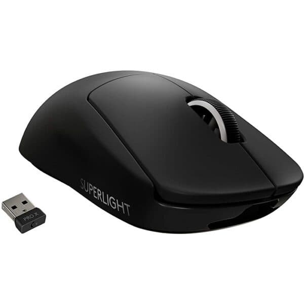 Logitech G PRO X SUPERLIGHT Wireless Gaming Mouse,  Black