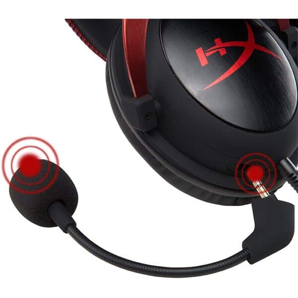 HyperX Cloud II Wired – PS4,PC,XBOX ONE,MOBILE -Gaming Headset (Black-Red)