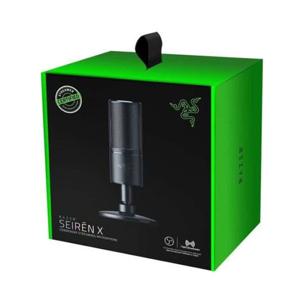Razer Seiren X Cardioid Condenser Streaming USB Desktop Microphone