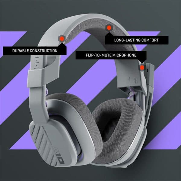 ASTRO A10 Ozone Grey PC Gaming Headset