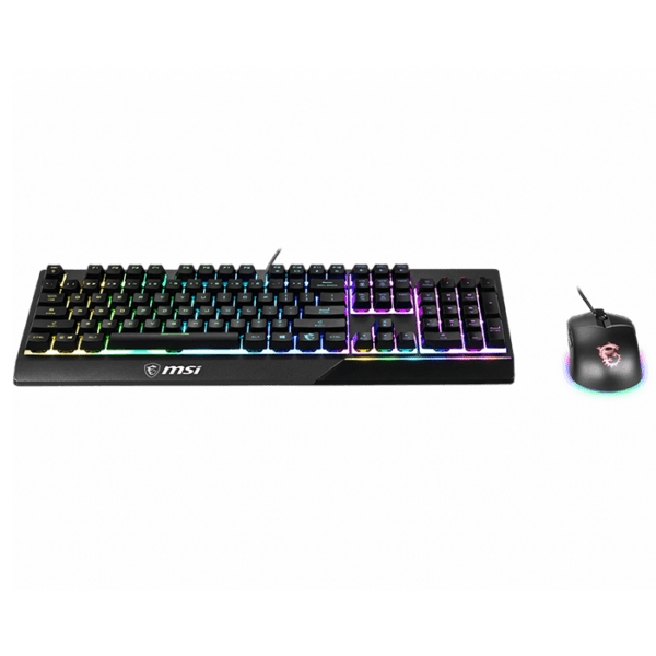 MSI Vigor GK30 Combo RGB Gaming Keyboard and Mouse, AR