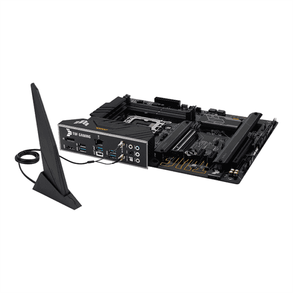 Asus TUF Gaming B660 PLUS WiFi D4 Intel® B660 (LGA 1700) ATX motherboard with PCIe 5.0 slot, three PCIe 4.0 M.2 slots, 10+1 DrMOS, Intel® 2.5Gb Ethernet, DisplayPort, HDMI, front USB 3.2 Gen 2 Type-C®, Aura Sync