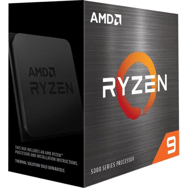 AMD Ryzen 9 5900X (3.7GHz & 4.8GHz (Max Boost Clock), AM4, 24 threads) Desktop Processor