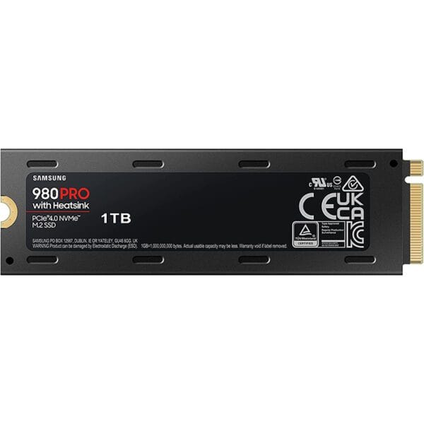 SAMSUNG 980 PRO 1TB with Heatsink PCIe 4.0 NVMe SSD
