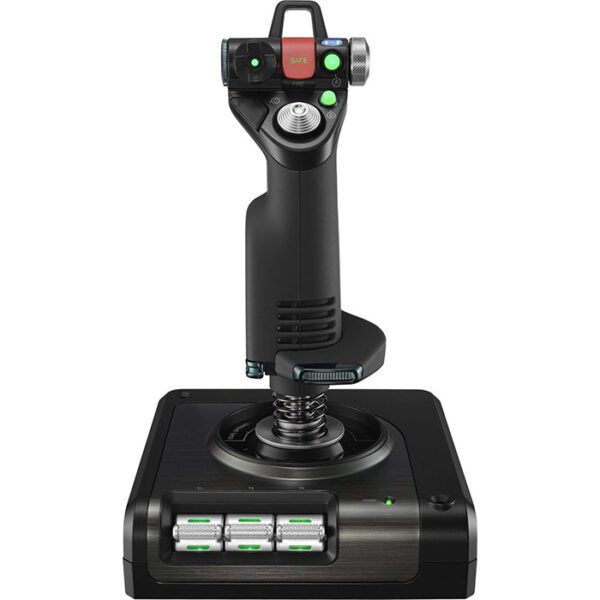 Logitech G Saitek X52 Professional H.O.T.A.S. Part-Metal Throttle And Stick Simulation Controller