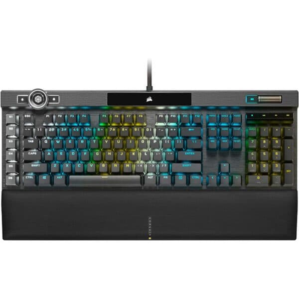 CORSAIR K100 RGB Optical-Mechanical Gaming Keyboard — CORSAIR OPX Switch — Black