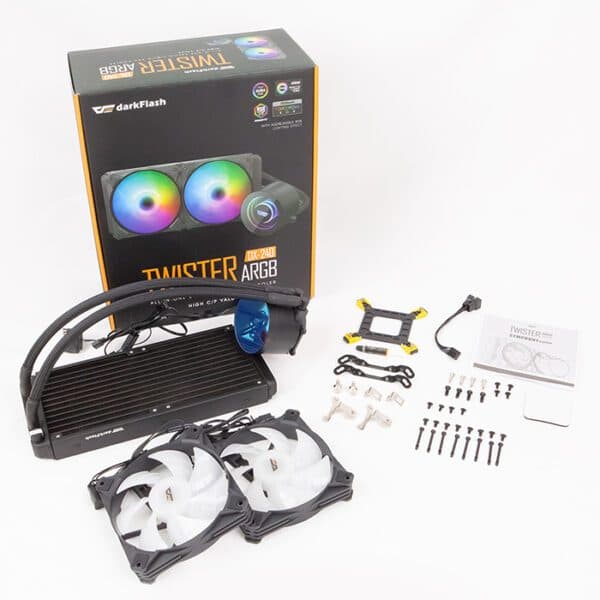 Darkflash Twister DX240 Liquid CPU Cooler 240mm Black