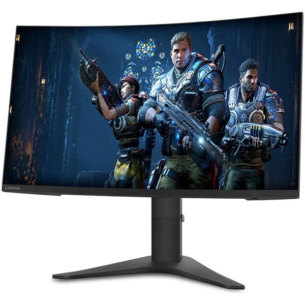 Lenovo G27c-10 27″ FHD VA Curved Monitor, 1500R M Curvature, 1ms Response Time, 165Hz Refresh Rate, 1920 x 1080 Resolution, HDMI +DP, Freesync, LT, WLED