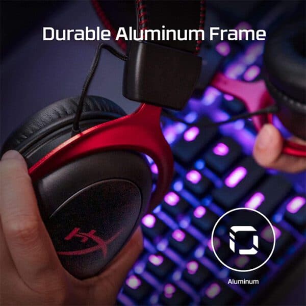 HyperX Cloud II Wireless – Gaming Headset (Black-Red)