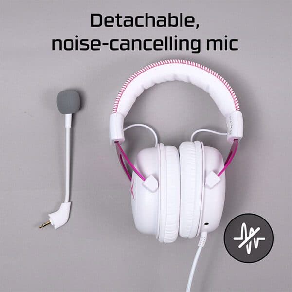 HyperX Cloud II Pink Gaming Headset for PC,PS4,PS5