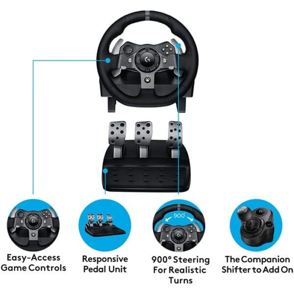 Logitech G920 Driving Force Racing Wheel For Xbox One and PC