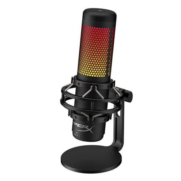 HyperX QuadCast S – RGB USB Condenser Microphone for PC, PS4, PS5 and Mac