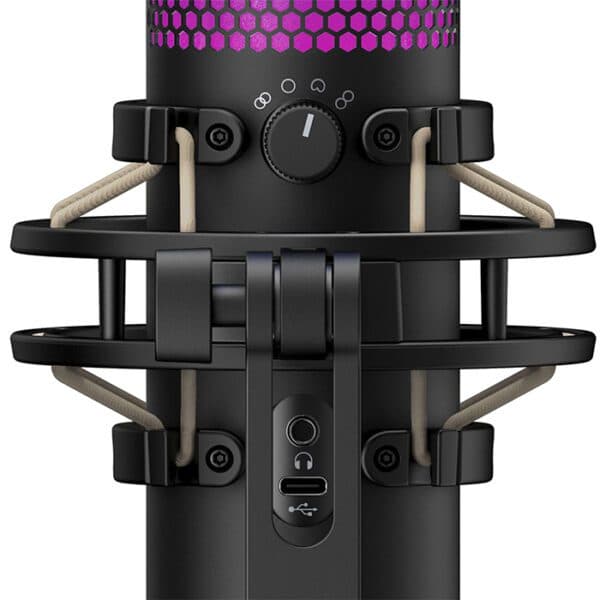 HyperX QuadCast S – RGB USB Condenser Microphone for PC, PS4, PS5 and Mac