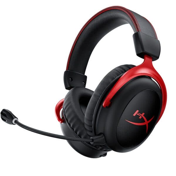 HyperX Cloud II Wireless – Gaming Headset (Black-Red)